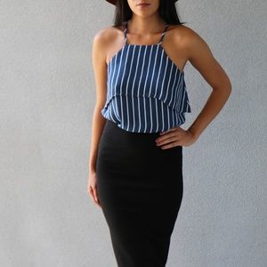 Sweet black pencil skirt